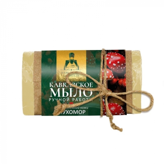 Мыло с мухомором сердце 100 г, «Кавказский Целитель» Мыло с мухомором сердце 100 г, «Кавказский Целитель»